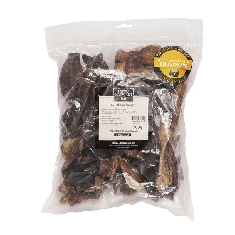LOTTIS HÄPPCHEN Lammlunge 500 g Preisknaller